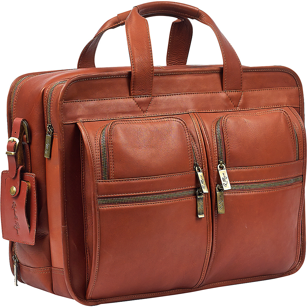 Robert Myers Classic Executive Briefcase Tan Robert Myers Non Wheeled Business Cases