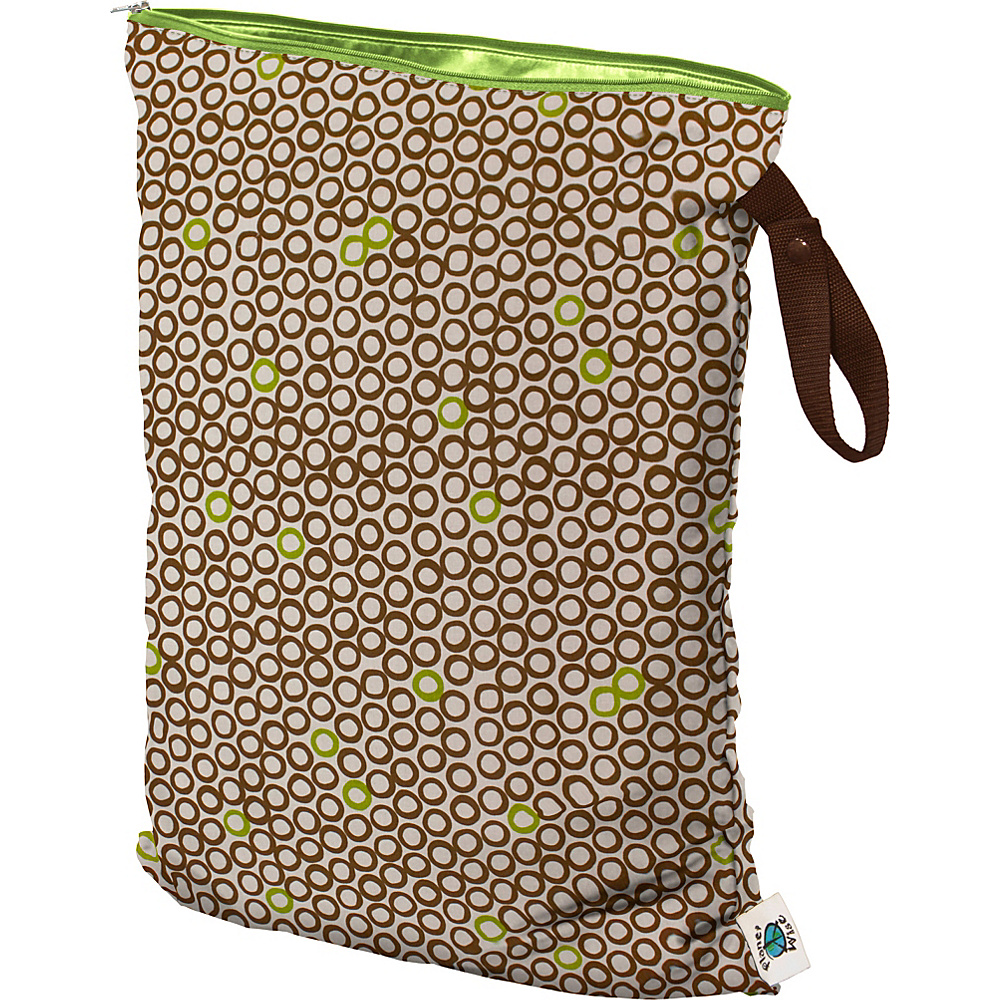 Planet Wise Large Wet Bag Lime Cocoa Bean Planet Wise Diaper Bags Accessories