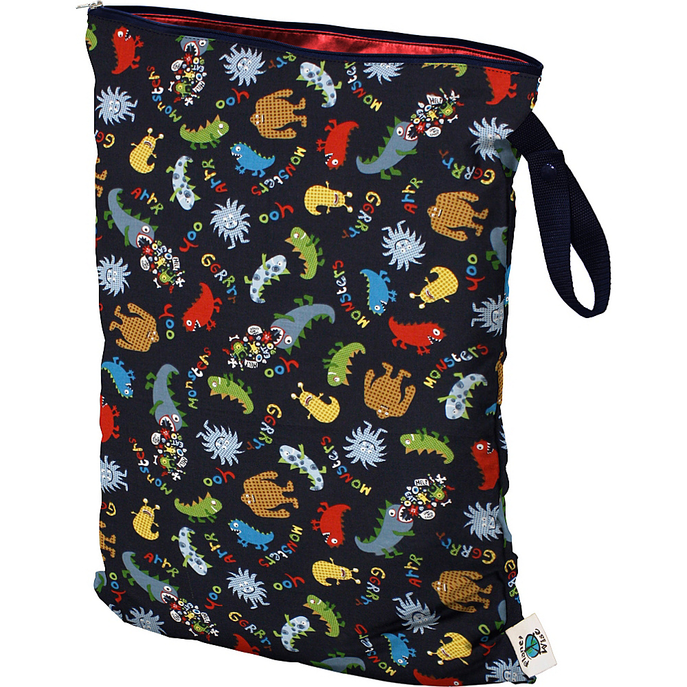 Planet Wise Large Wet Bag Monster Mash Planet Wise Diaper and Baby Accessories