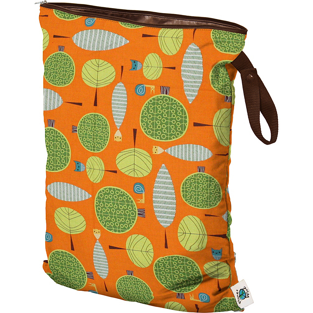Planet Wise Large Wet Bag Orange Woods Planet Wise Diaper Bags Accessories