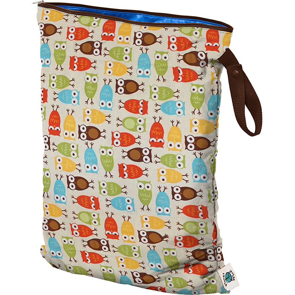 Planet Wise Large Wet Bag Owl Planet Wise Diaper Bags Accessories