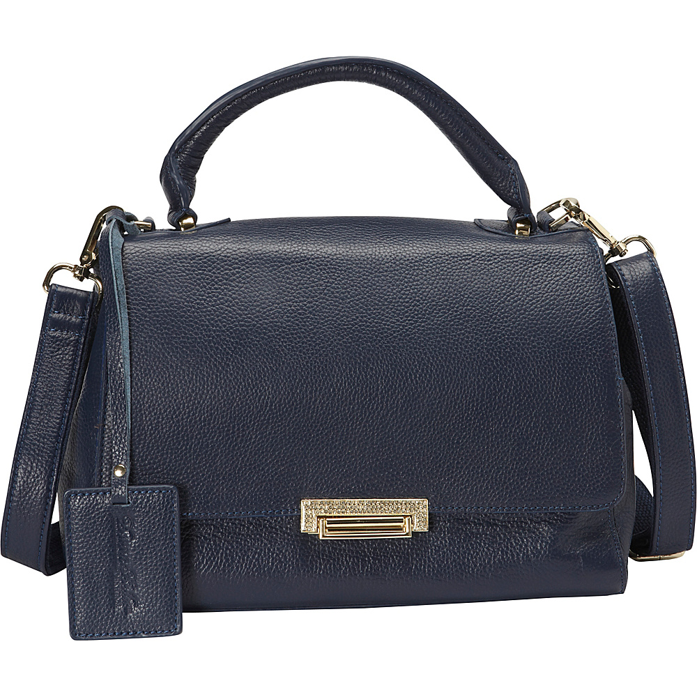 Donna Bella Designs Jasmine Tote Navy Blue Donna Bella Designs Leather Handbags