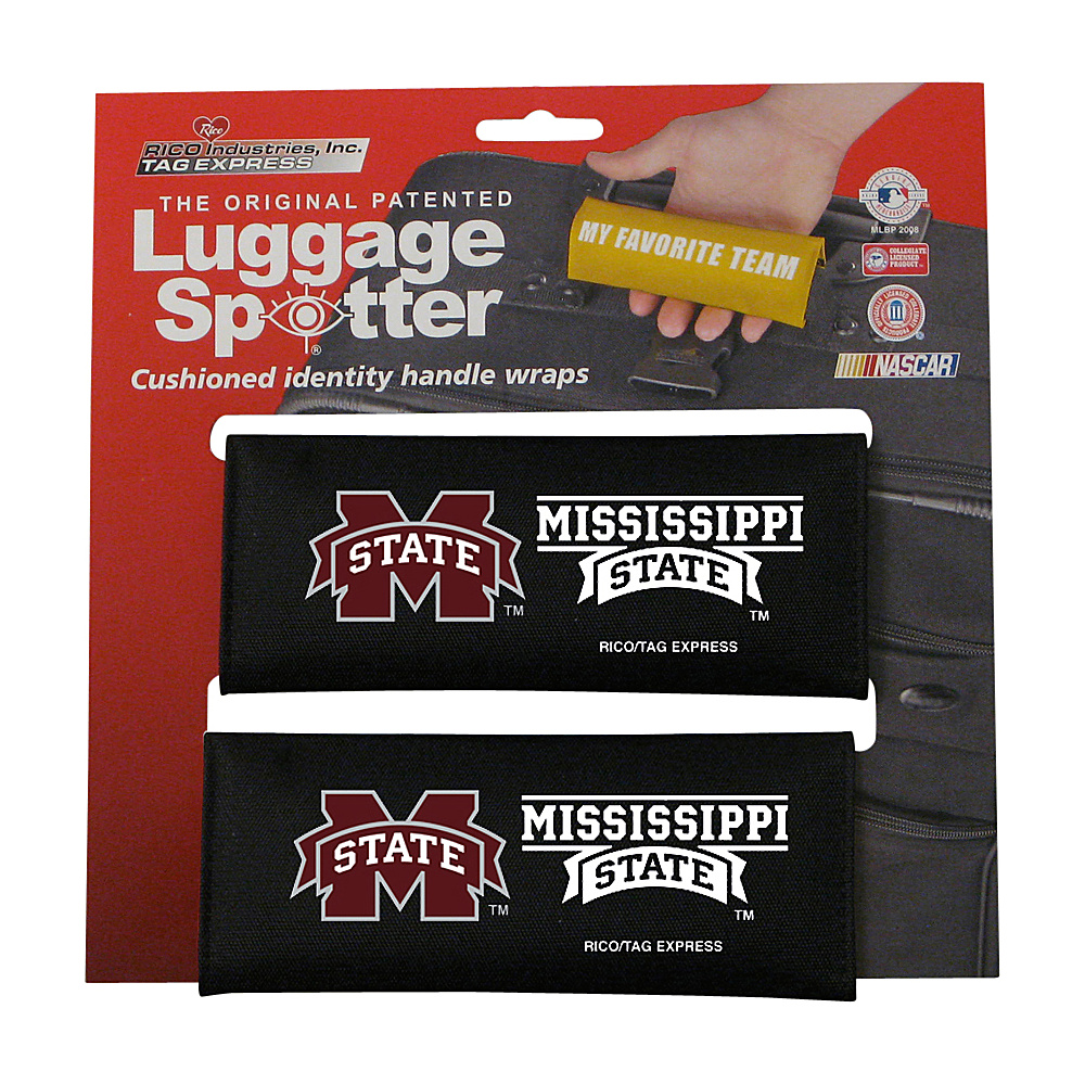 Luggage Spotters NCAA Mississippi State Bulldogs Luggage Spotter Black Luggage Spotters Luggage Accessories