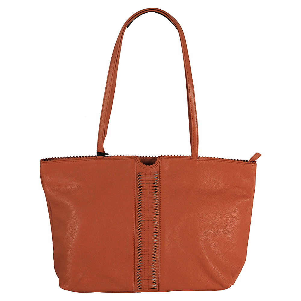 Latico Leathers Nicoleta Tote Orange Latico Leathers Leather Handbags