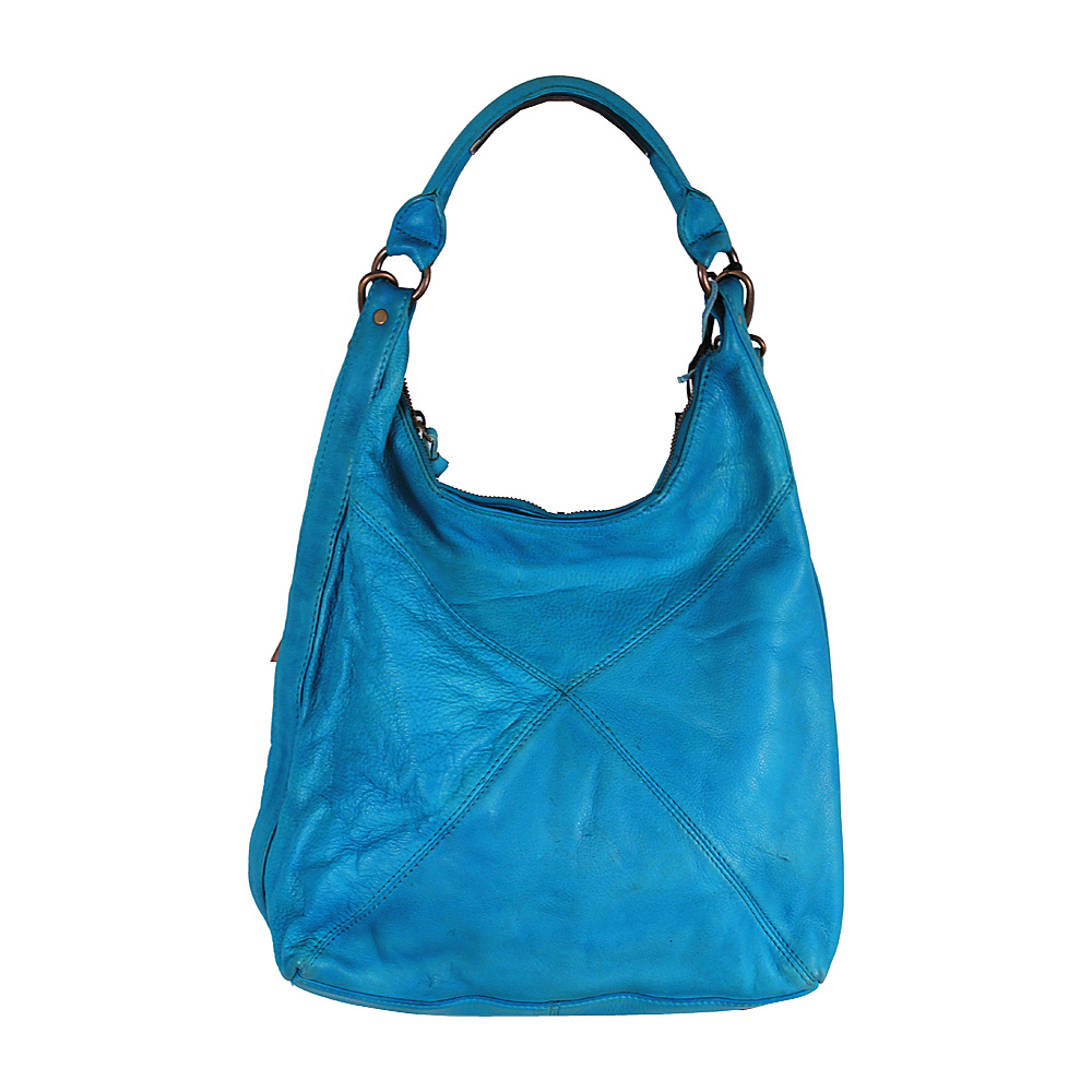 Latico Leathers Marilyn Backpack Handbag Crinkle Blue Latico Leathers Leather Handbags