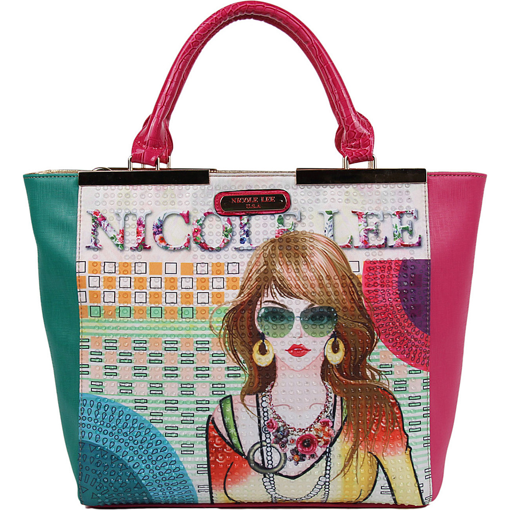 Nicole Lee Suzy Print Tote Bag Suzy Nicole Lee Manmade Handbags