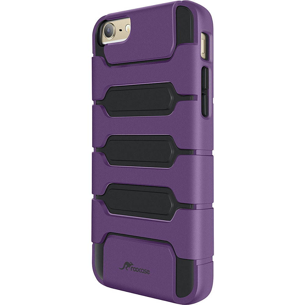 rooCASE Slim XENO Armor Hybrid TPU PC Case Cover for iPhone 6 6s Plus 5.5 inch Purple rooCASE Electronic Cases