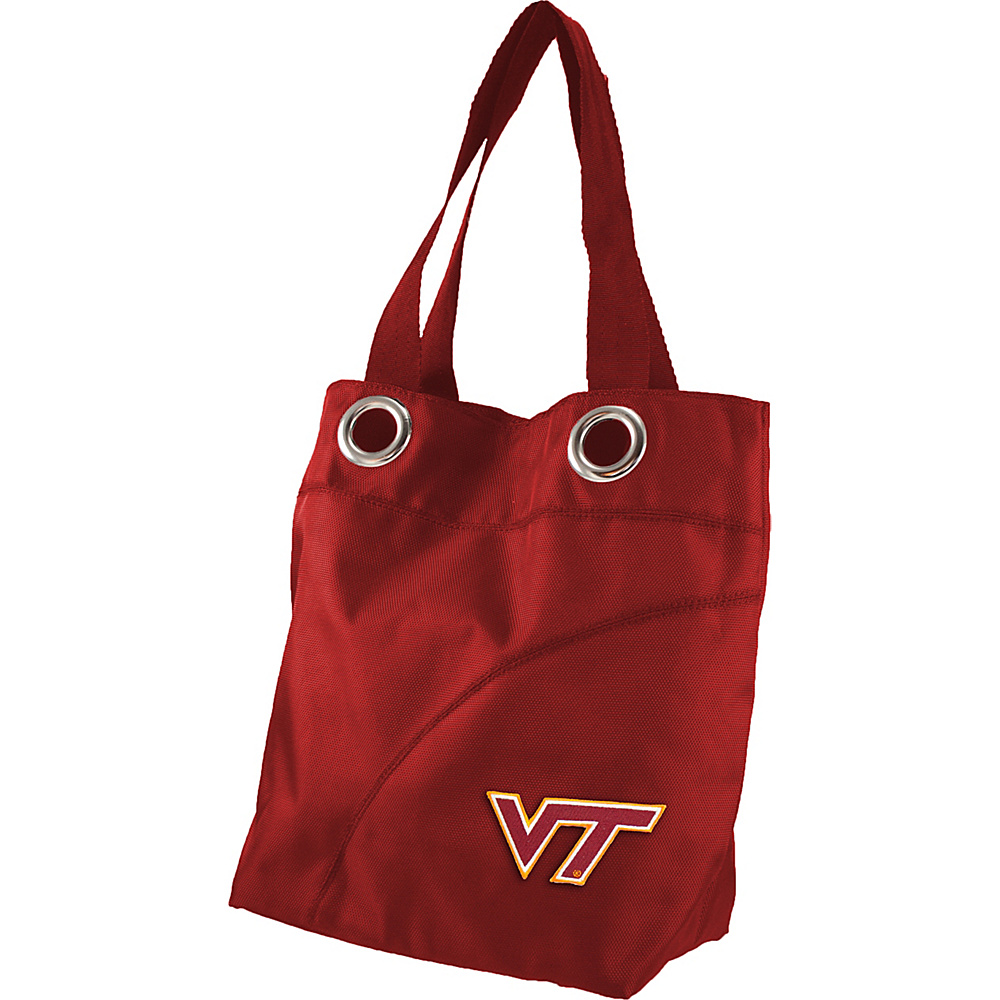 Littlearth Color Sheen Tote ACC Teams Virginia Tech Littlearth Fabric Handbags