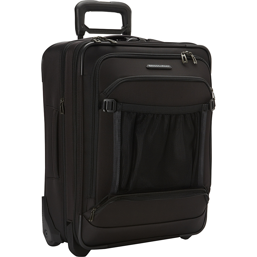 Briggs Riley Transcend 300 Intl Carry On Expandable Wide Body Upright Black Briggs Riley Softside Carry On