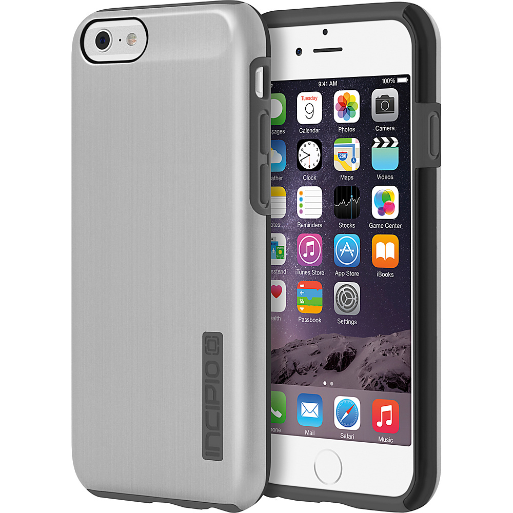 Incipio DualPro SHINE iPhone 6 6s Case Silver Gray Incipio Electronic Cases