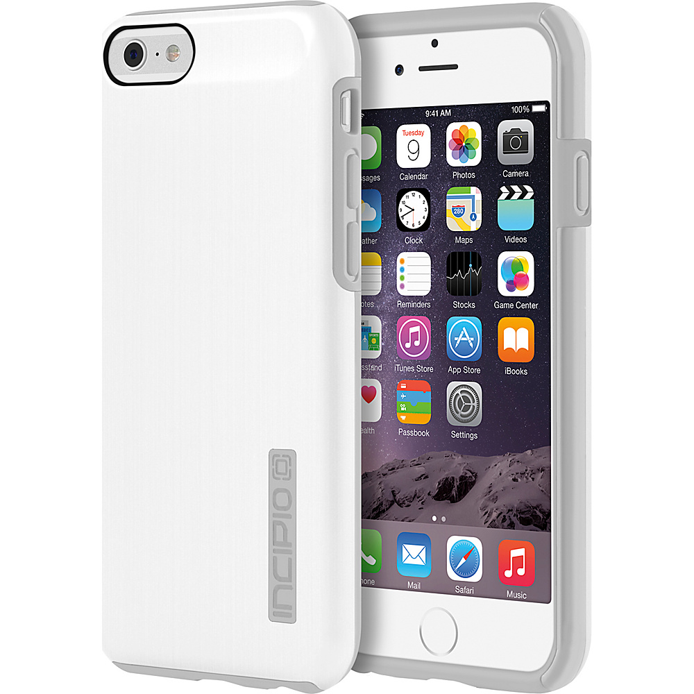Incipio DualPro SHINE iPhone 6 6s Case White Gray Incipio Electronic Cases