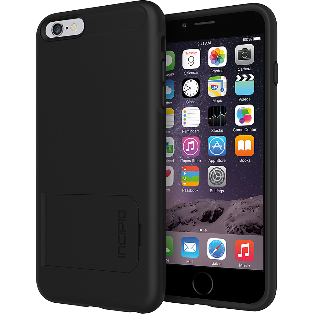 Incipio Kick snap iPhone 6 6s Plus Case Black Black Incipio Electronic Cases