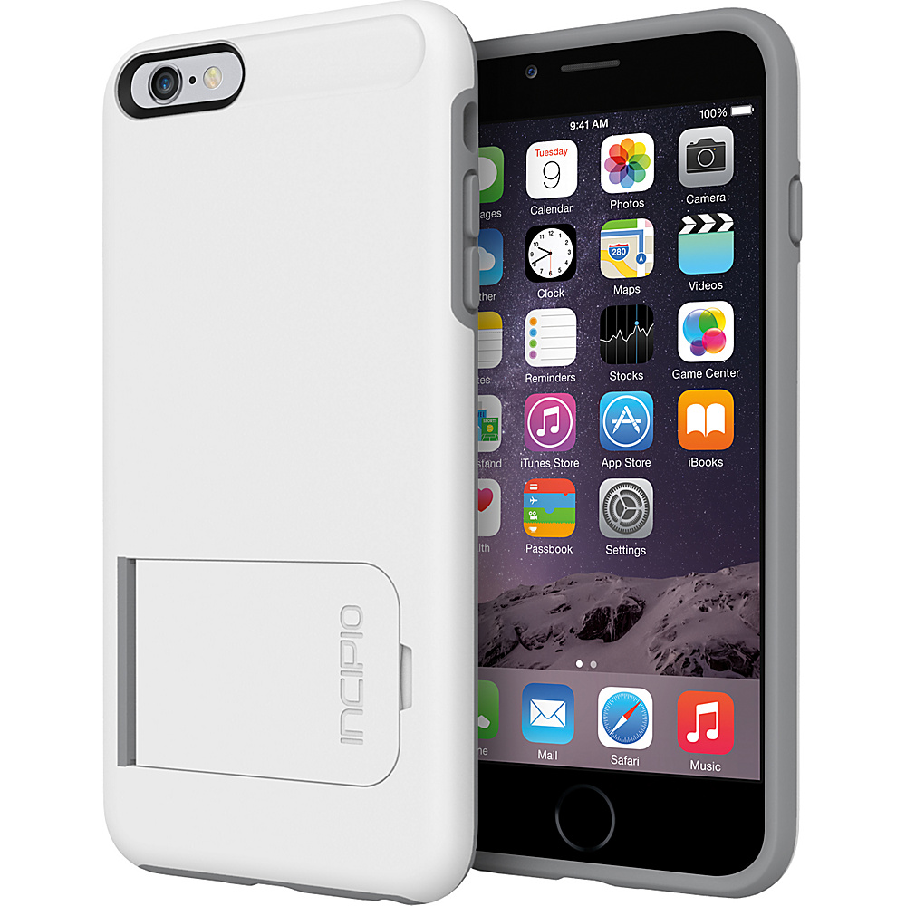 Incipio Kick snap iPhone 6 6s Plus Case White Grey Incipio Electronic Cases