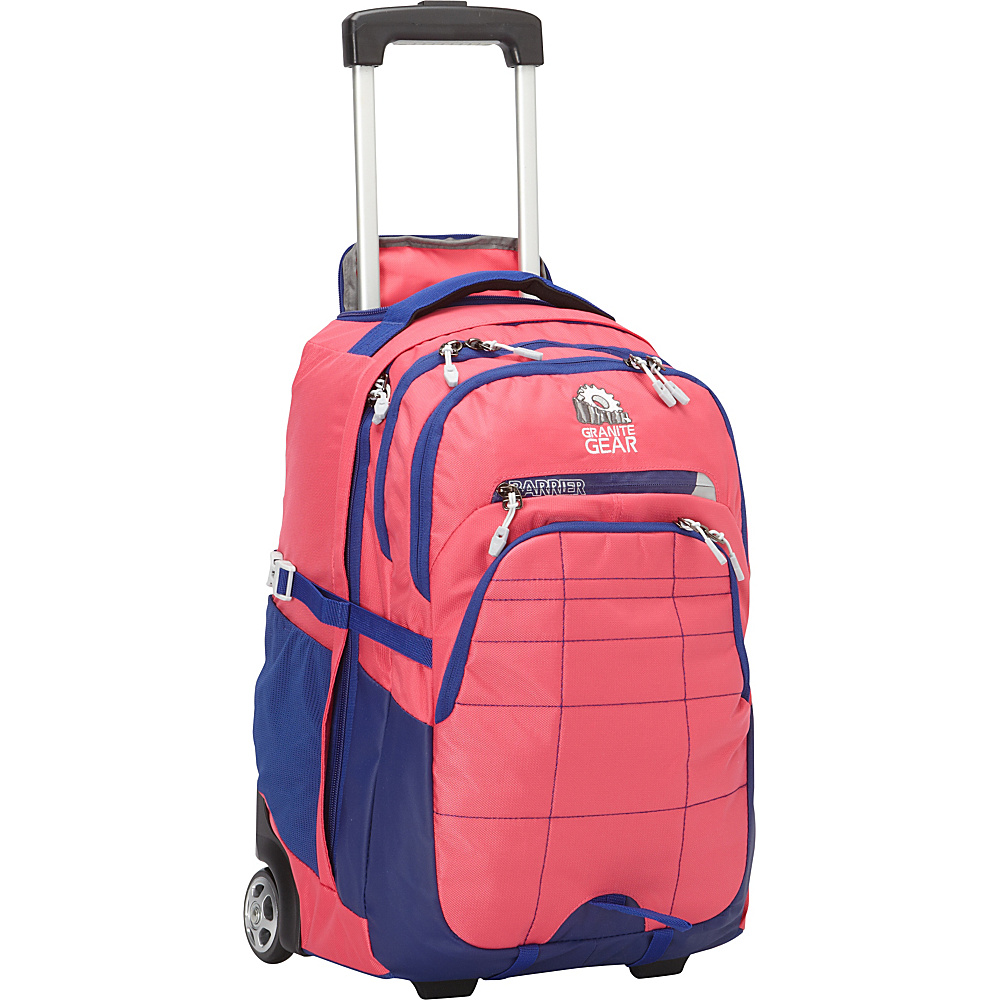 Granite Gear Trailster Wheeled Backpack Petal Biscayne Blue Chromium Granite Gear Rolling Backpacks