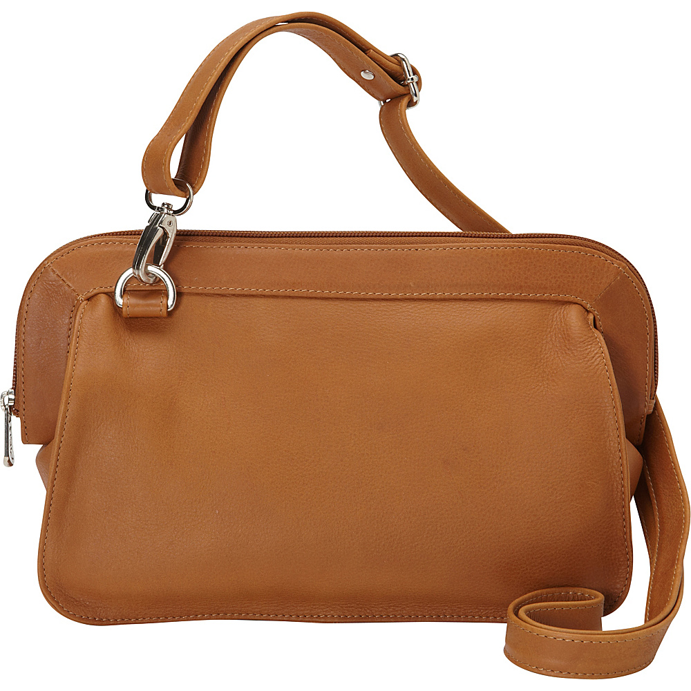 Piel Convertible Shoulder Bag Honey Piel Leather Handbags