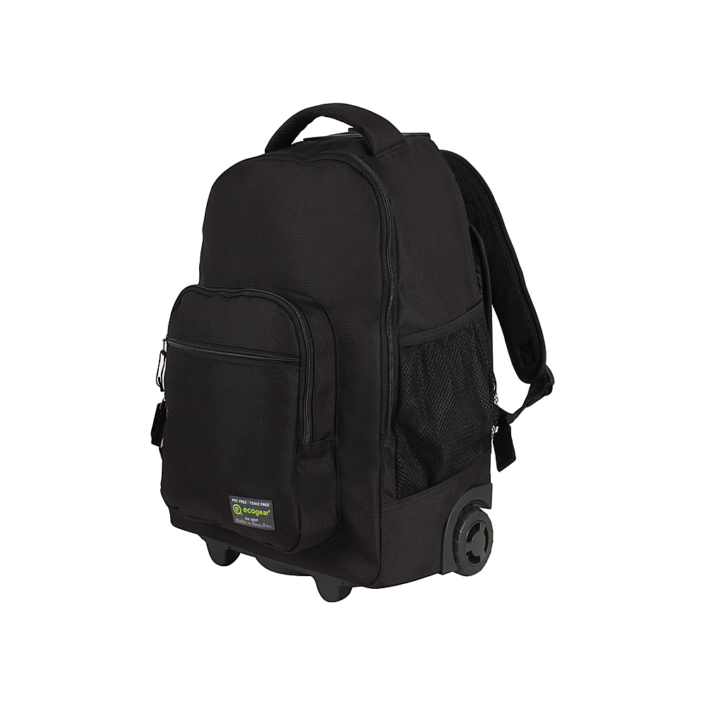 ecogear Rolling Dhole Laptop Backpack Black Black ecogear Rolling Backpacks