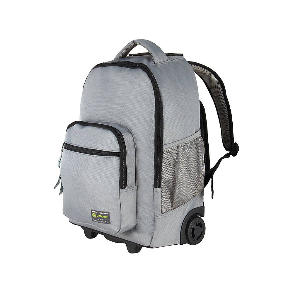 ecogear Rolling Dhole Laptop Backpack Grey Black ecogear Rolling Backpacks