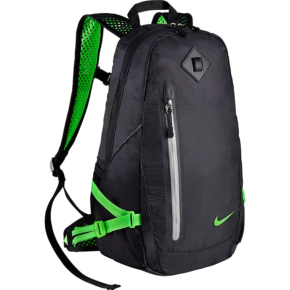 Nike Vapor Lite Running Backpack BLACK VLTGGR VOLTAGE GREEN Nike Everyday Backpacks