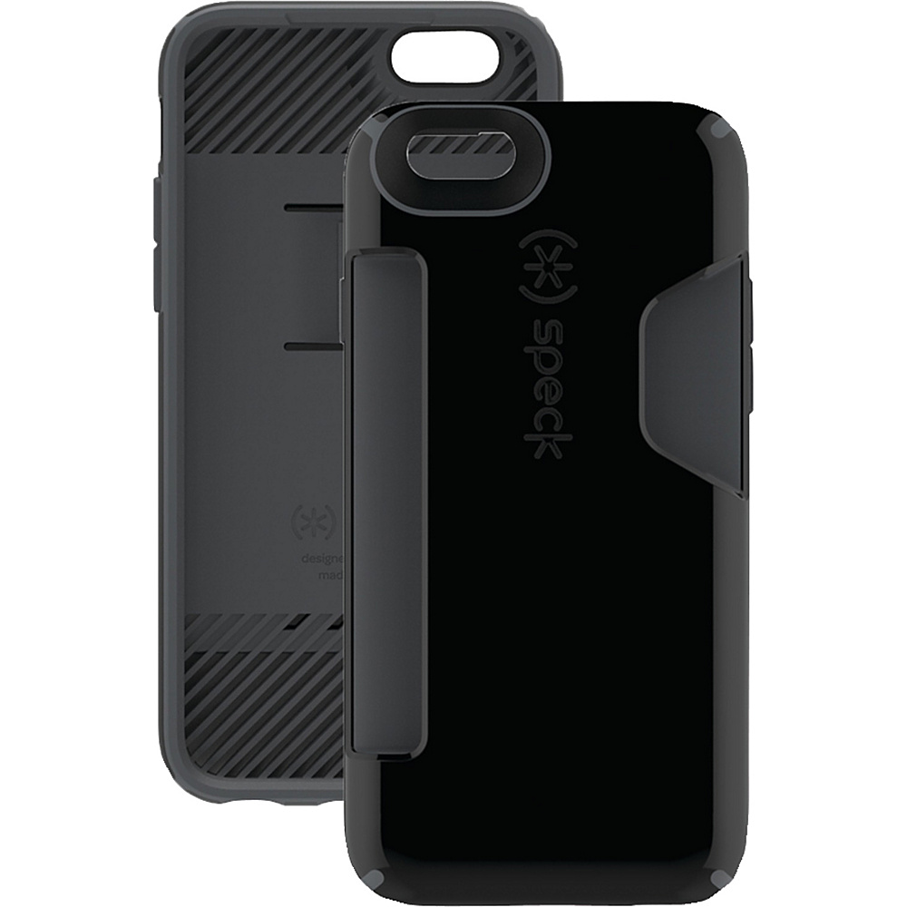 Speck iPhone 6 4.7 Candyshell Card Case Black Slate Gray Speck Personal Electronic Cases