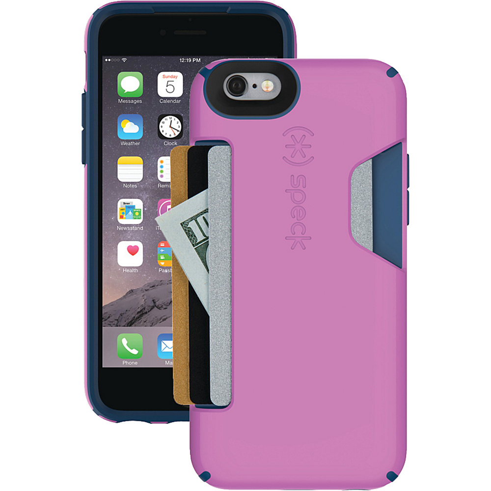 Speck iPhone 6 4.7 Candyshell Card Case Beaming Orchid Purple Deep Sea Blue Speck Electronic Cases