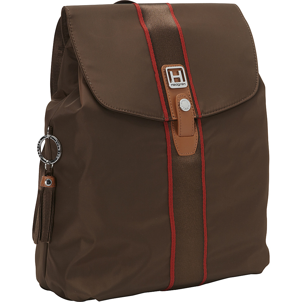 Hedgren Maj Backpack 01 Version Seal Brown Hedgren Fabric Handbags