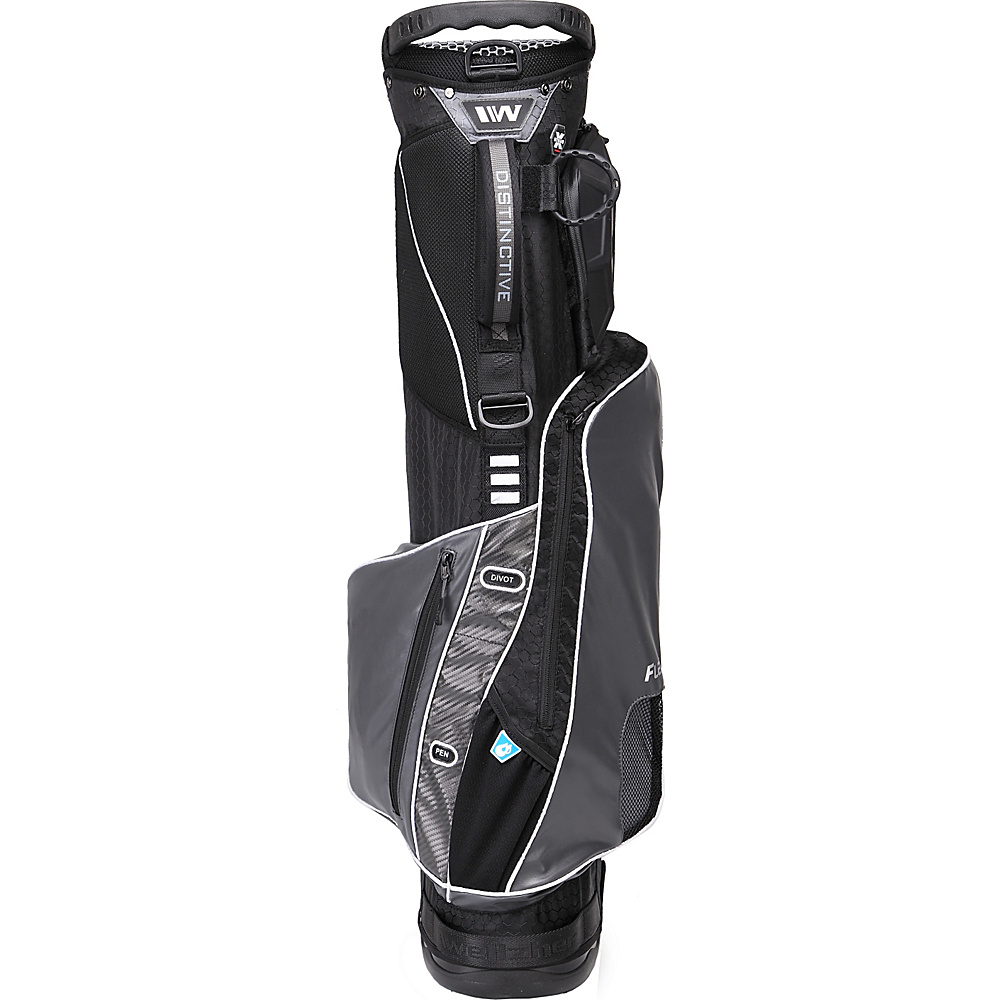 Wellzher T.E. Sunday V2 Golf Carry Bag CLOSEOUT Black Grey Wellzher Golf Bags