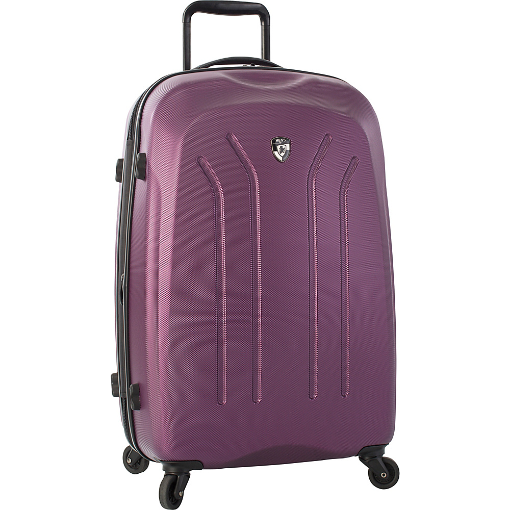 Heys America Lightweight Pro 26 Spinner Luggage Purple Heys America Hardside Luggage
