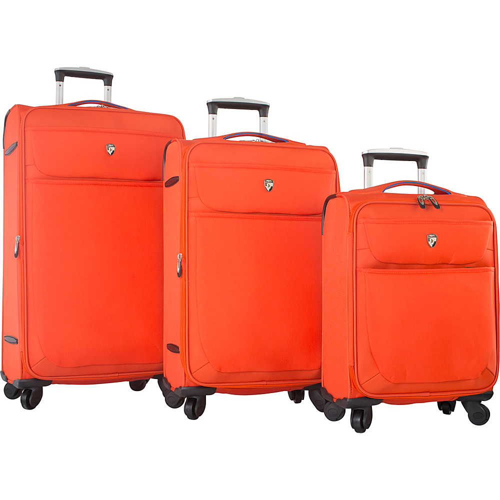 Heys America Argus 3pc Spinner Set Orange Heys America Luggage Sets