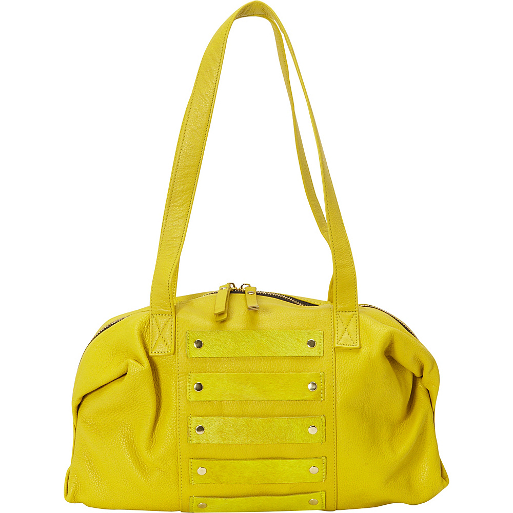 Latico Leathers Enzo Shoulder Bag Yellow Latico Leathers Leather Handbags