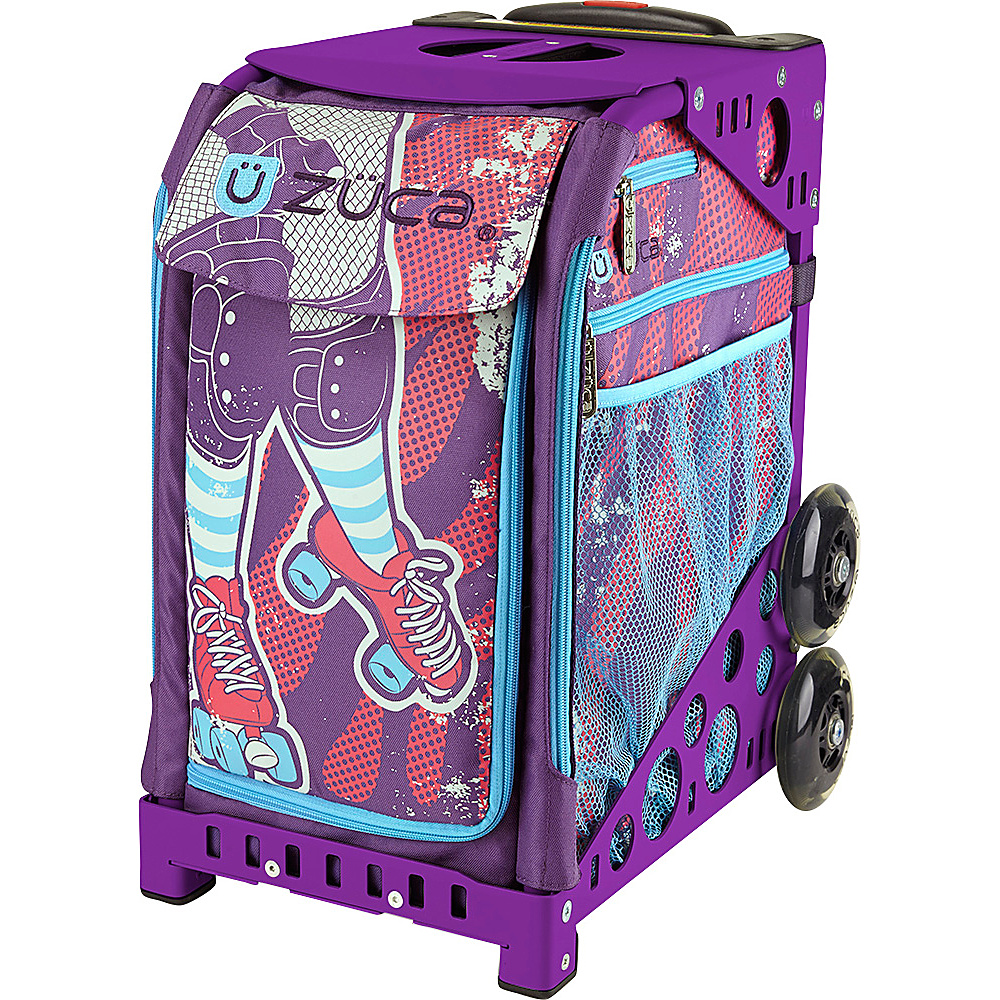 ZUCA Sport Unit Roller Girl Bag Purple Frame Purple Frame and Purple Insert ZUCA Softside Checked