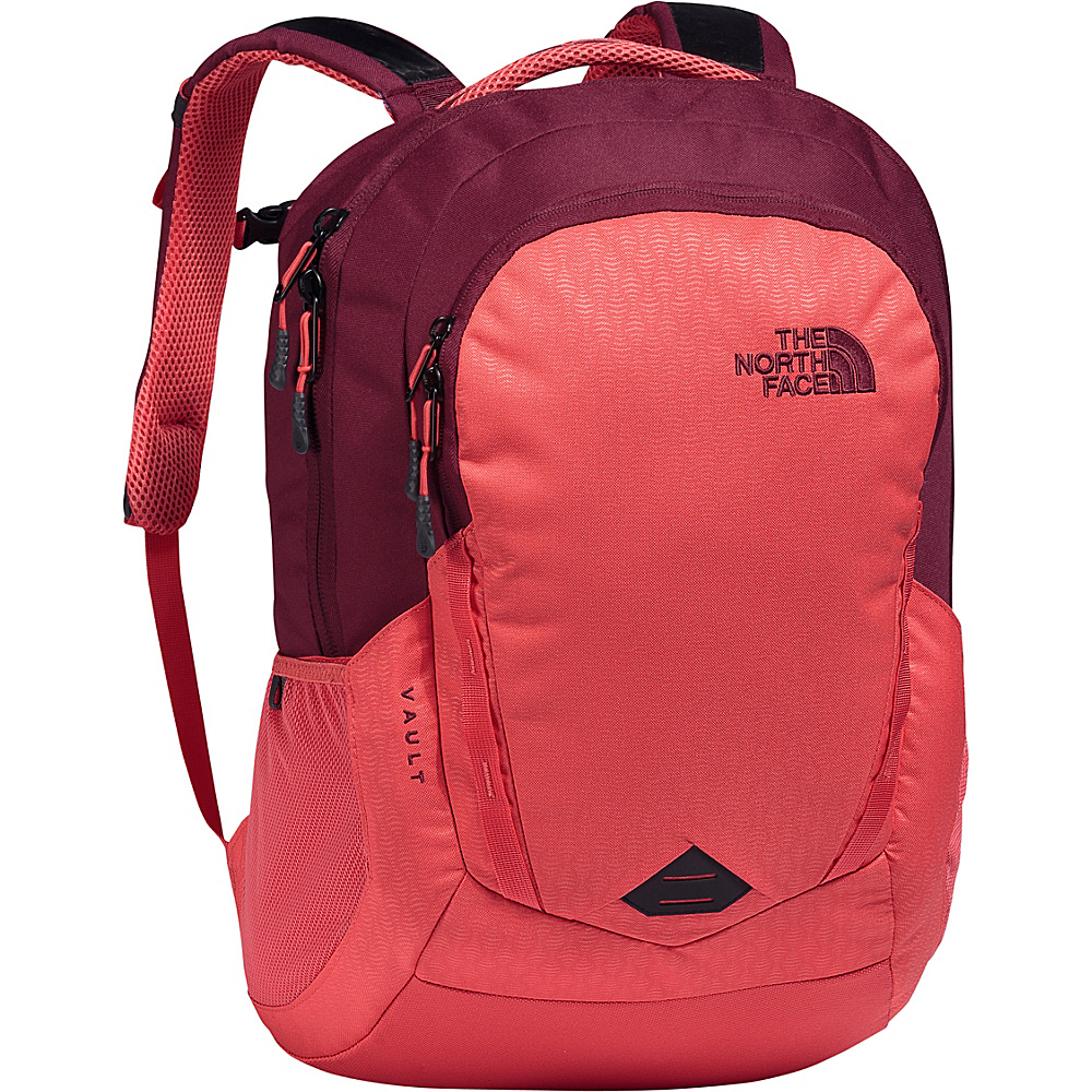The North Face Women s Vault Laptop Backpack Cayenne Red Emboss Regal Red The North Face Business Laptop Backpacks