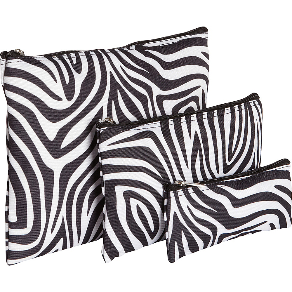 Wildkin Zebra 3 pc Organizer Zebra Wildkin Luggage Accessories