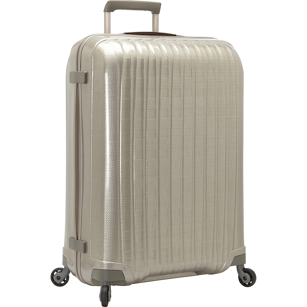 Hartmann Luggage Innovaire Extended Journey Spinner Ivory Gold Hartmann Luggage Hardside Checked
