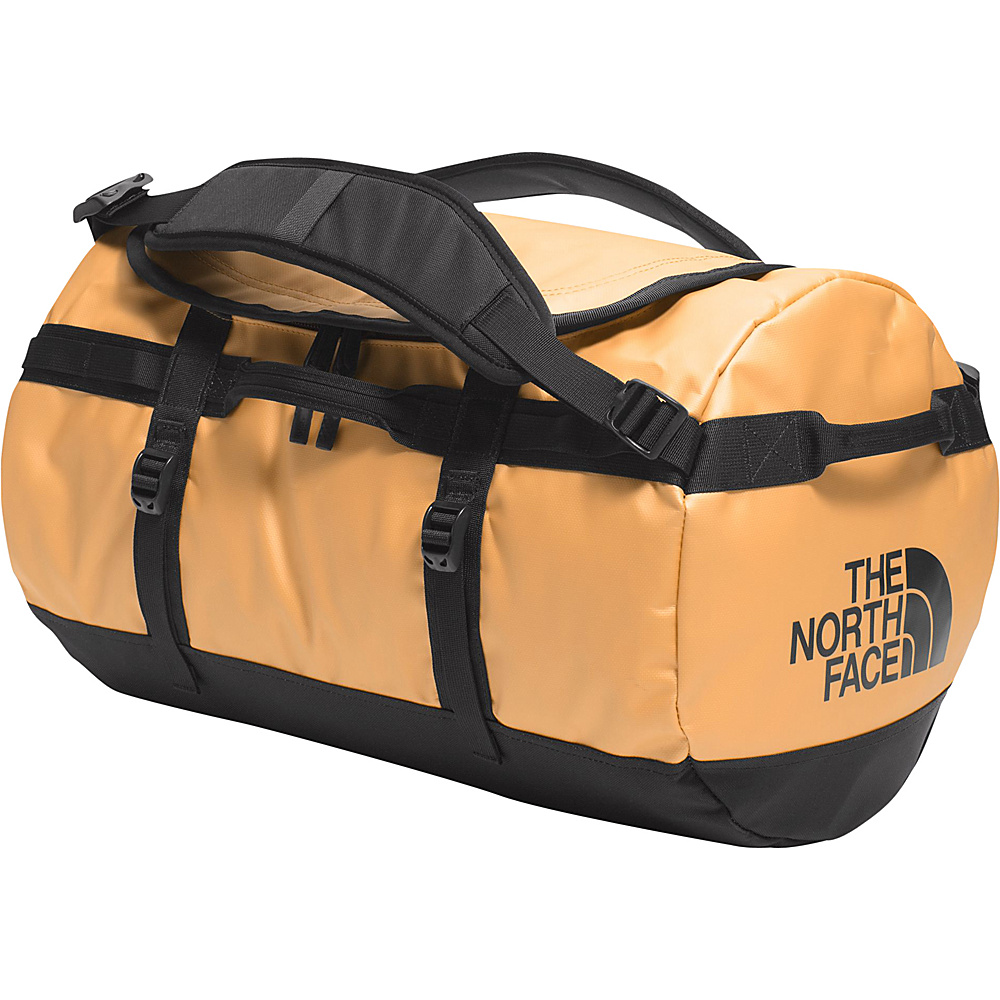 The North Face Base Camp Duffel Small 24K Gold TNF Black The North Face Outdoor Duffels
