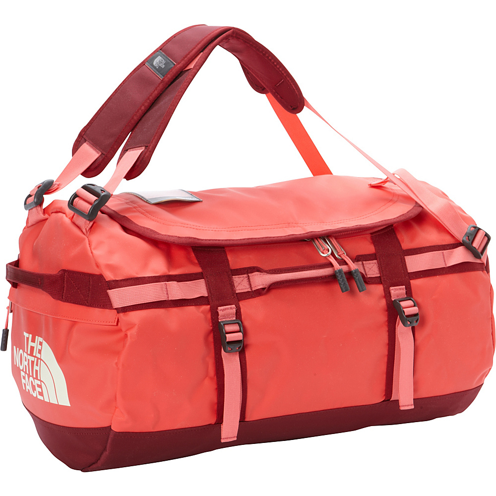 The North Face Base Camp Duffel Small Melon Red Calypso Coral The North Face All Purpose Duffels