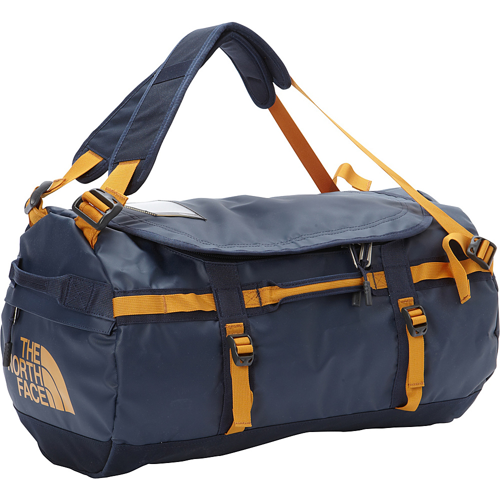The North Face Base Camp Duffel Small Urban Navy Citrine Yellow The North Face All Purpose Duffels