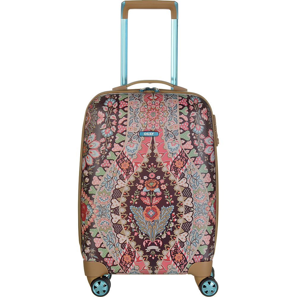 Oilily Travel Trolley 19 Brown Oilily Hardside Luggage