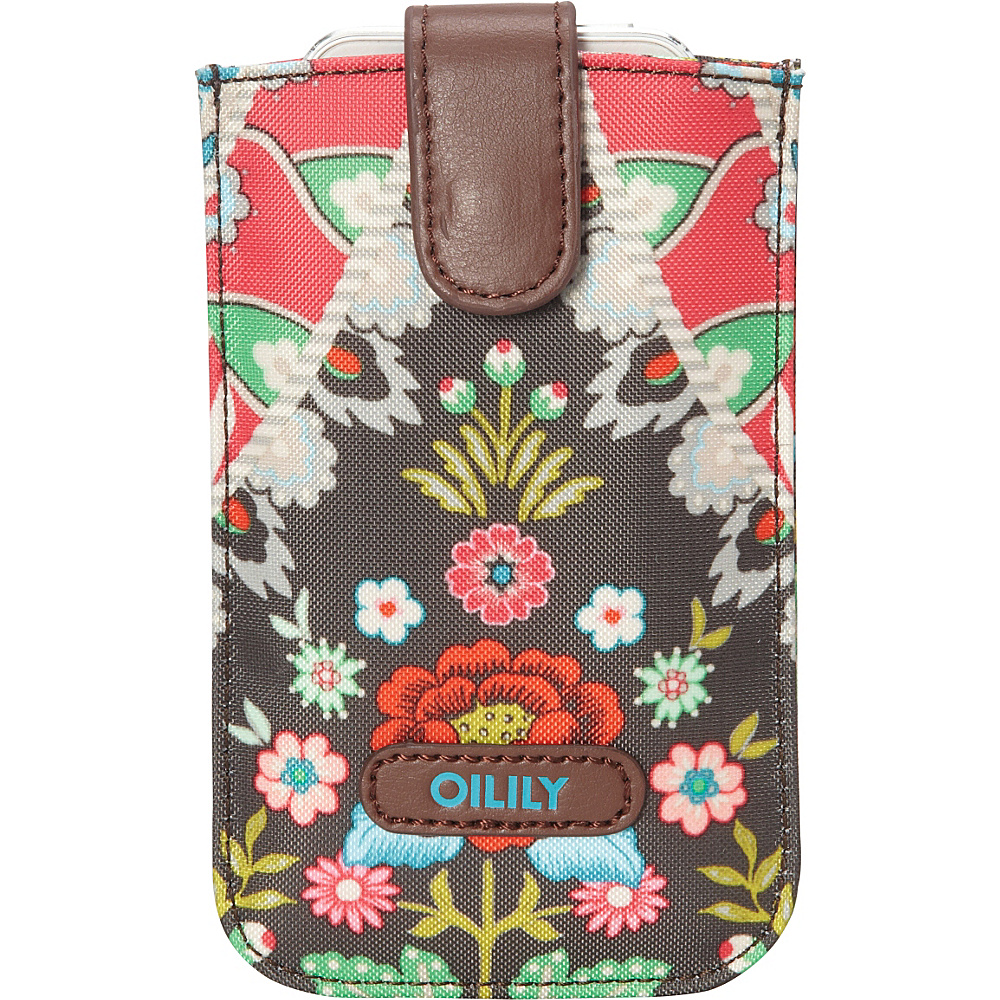 Oilily Travel Smartphone Pull Case Charcoal Oilily Personal Electronic Cases
