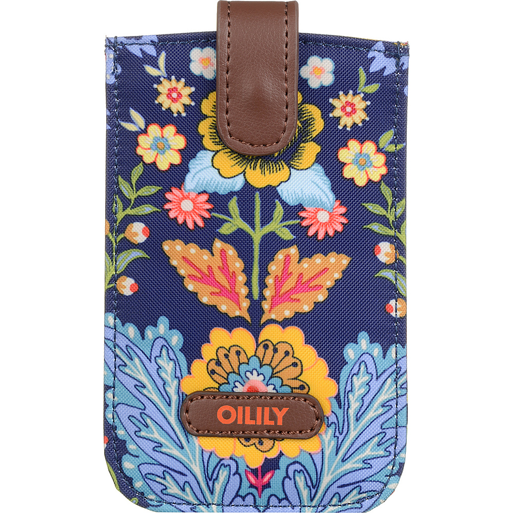 Oilily Travel Smartphone Pull Case Navy Oilily Personal Electronic Cases