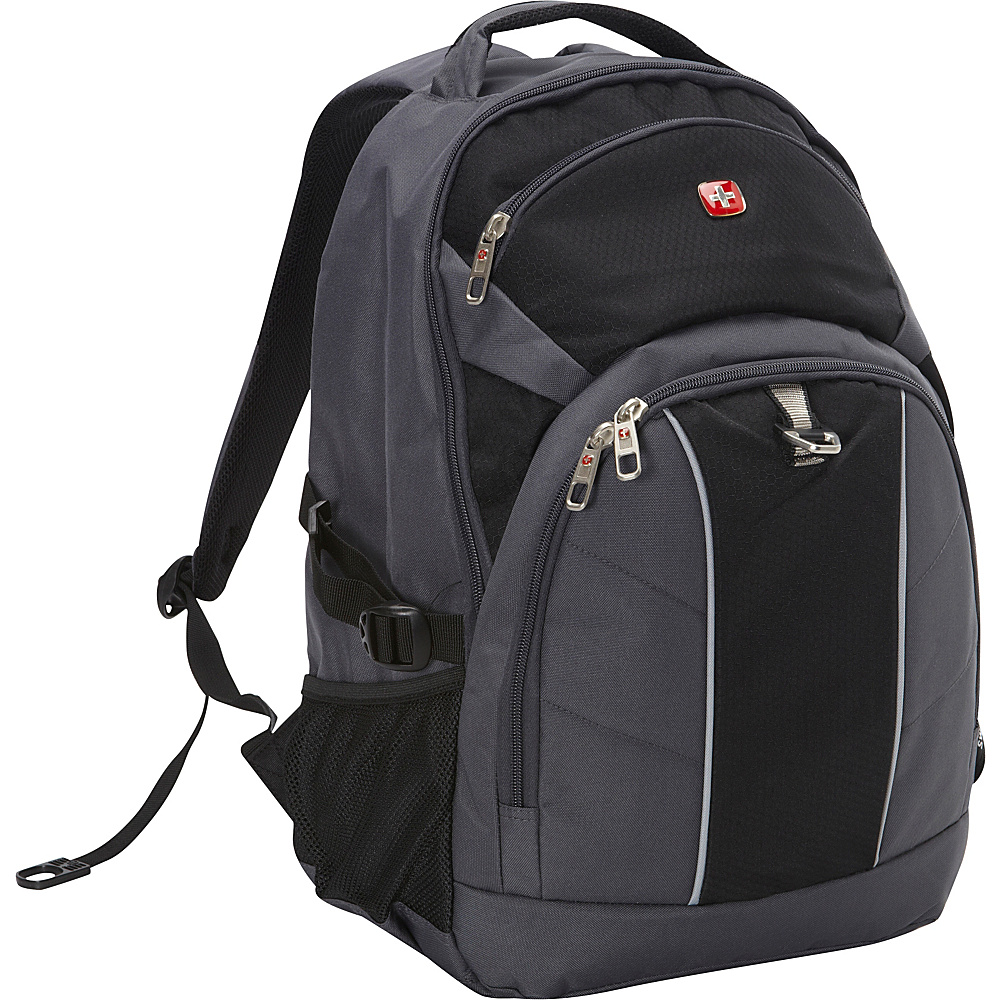 SwissGear Travel Gear 18.5 Laptop Backpack Grey with Black SwissGear Travel Gear Business Laptop Backpacks