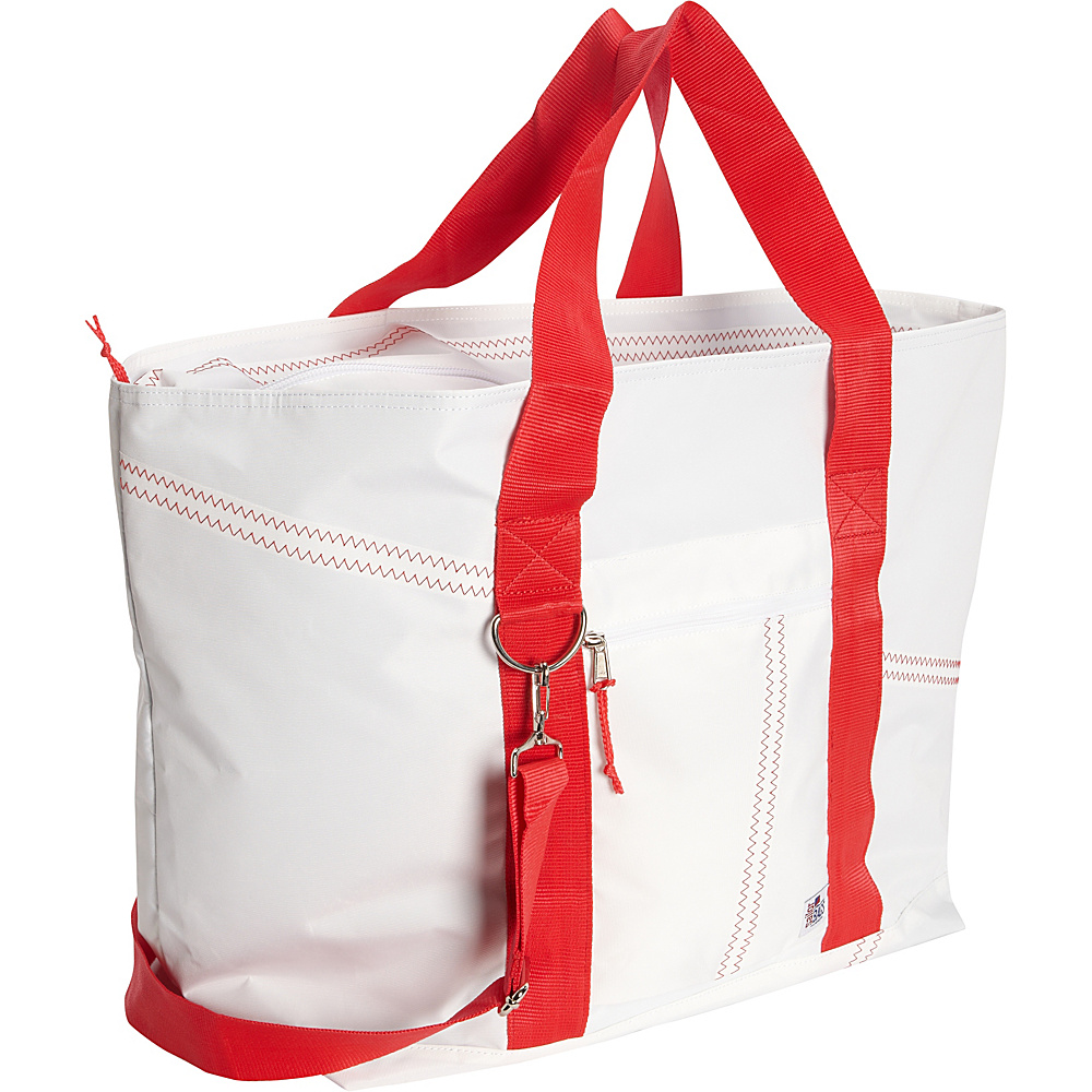 SailorBags Large Tote White Red SailorBags All Purpose Totes
