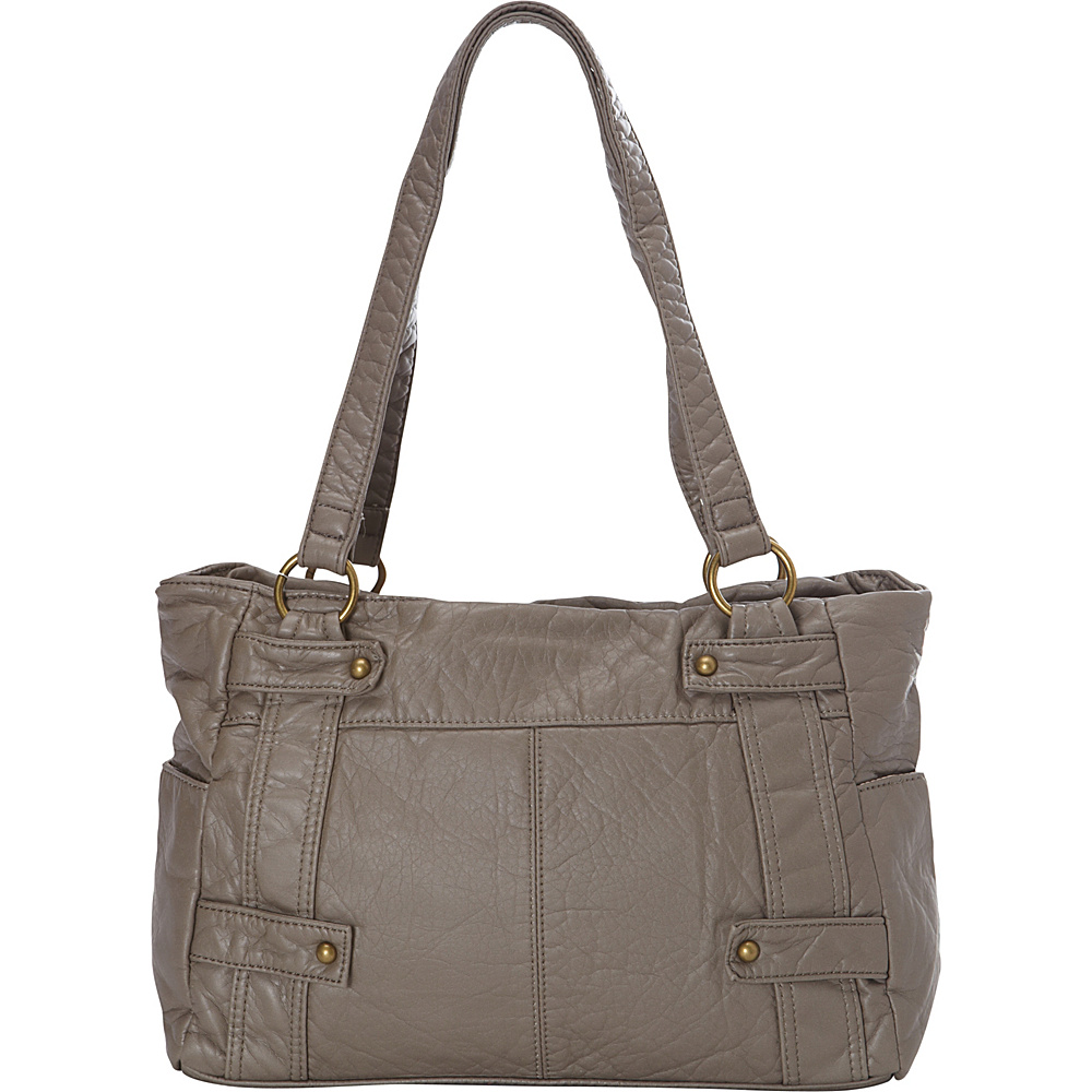 Ampere Creations The Emma Tote Grey Ampere Creations Manmade Handbags