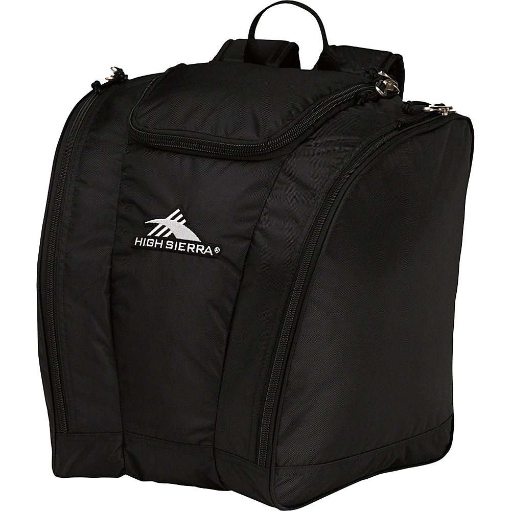 High Sierra Junior Trapezoid Boot Bag Black High Sierra Ski and Snowboard Bags