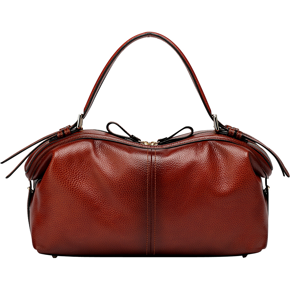 Vicenzo Leather Ellen Tote Leather Handbag Red - Vicenzo Leather Leather Handbags