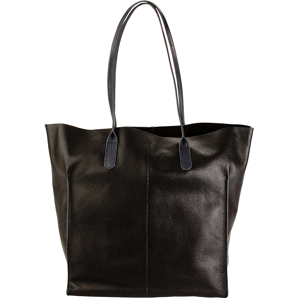 Hadaki Market Tote Black Hadaki Leather Handbags