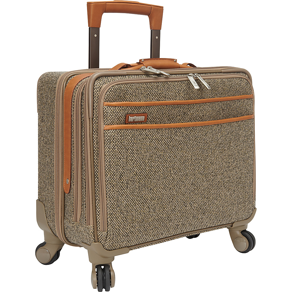 Hartmann Luggage Tweed Collection 18 Mobile Office Spinner Tweed Hartmann Luggage Wheeled Business Cases