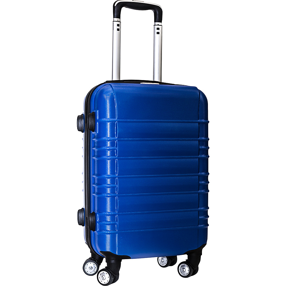 English Laundry 1309 Collection 22 Carry On ABS Trolley Case Luggage Royal Blue English Laundry Hardside Luggage