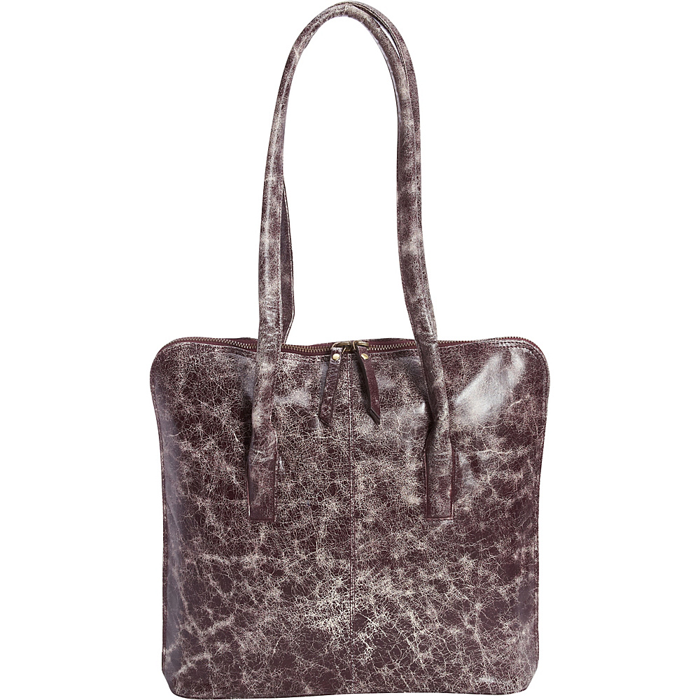 Latico Leathers Pascal Shoulder Bag Astro Purple Latico Leathers Leather Handbags