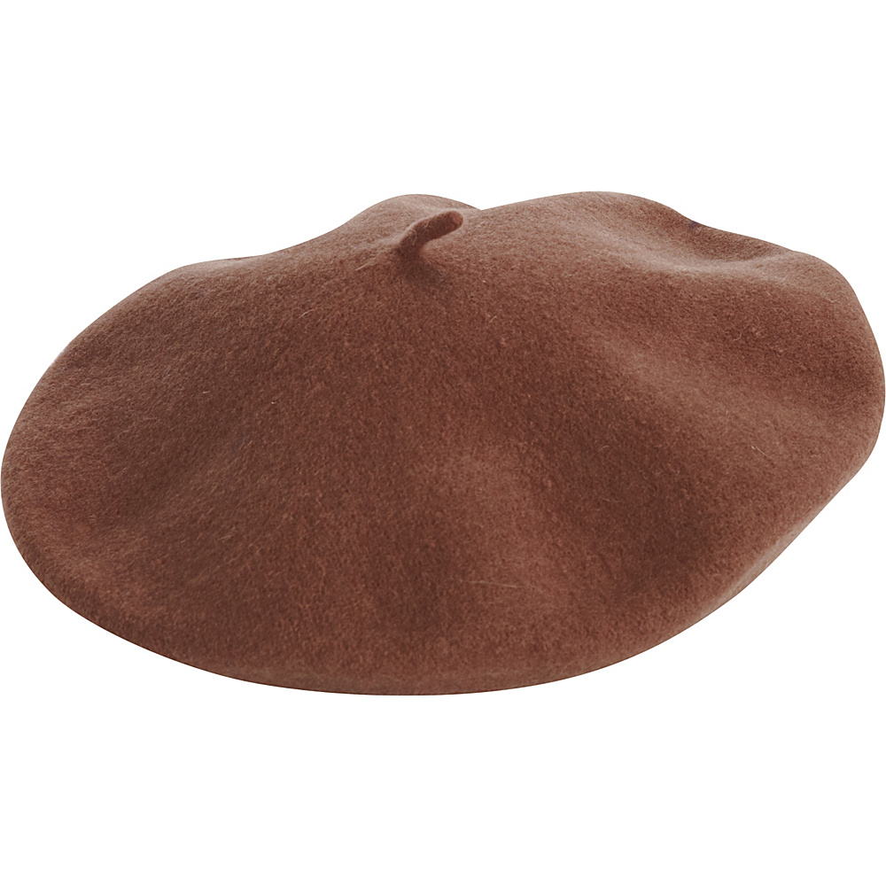 Adora Hats Wool Blend Beret Brown Adora Hats Hats