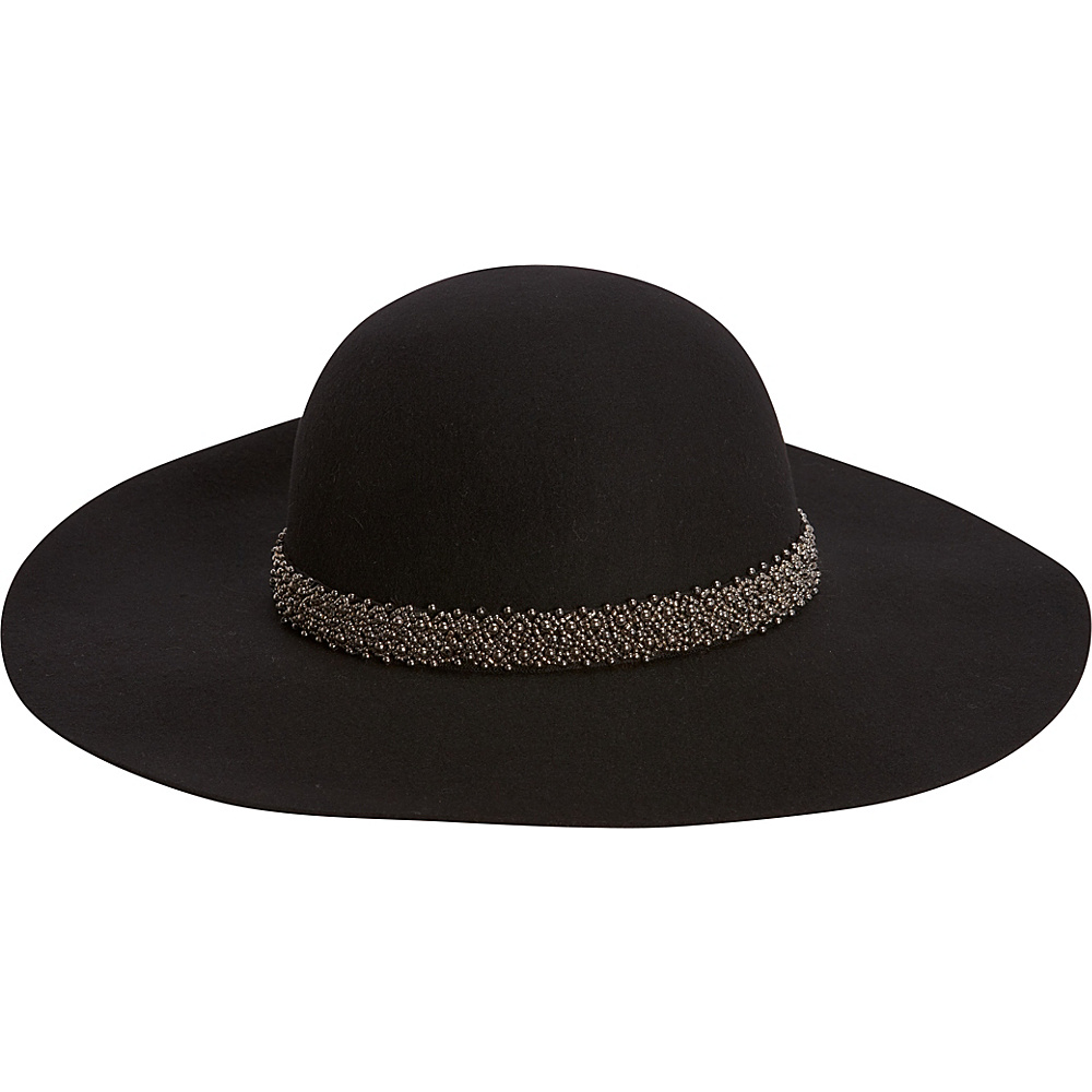 Adora Hats Wool Felt Floppy Hat Black Adora Hats Hats Gloves Scarves